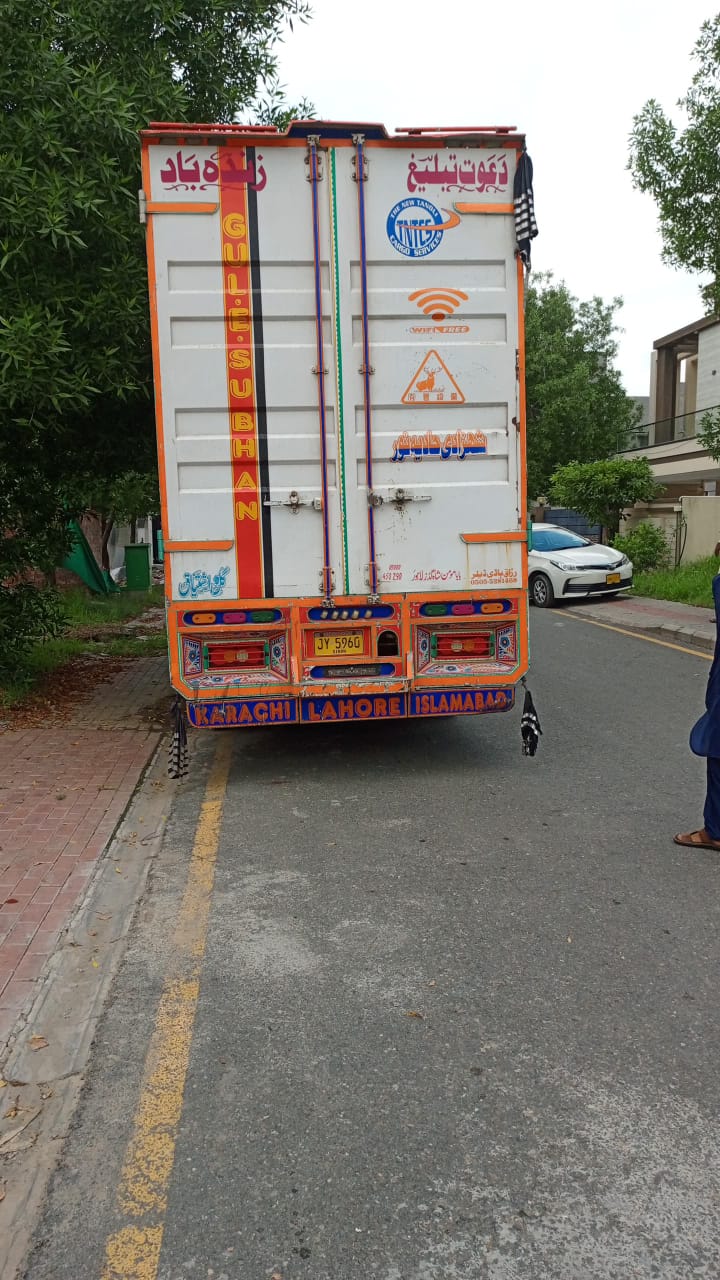 Chair securely wrapped for safe transport